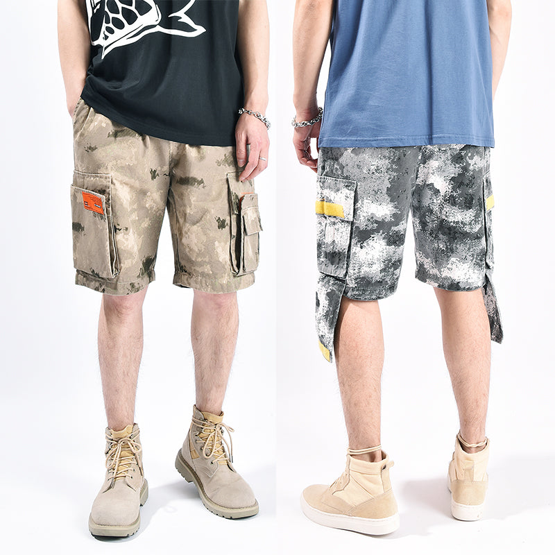 Summer Desert Camouflage Tooling Five-Point Pants