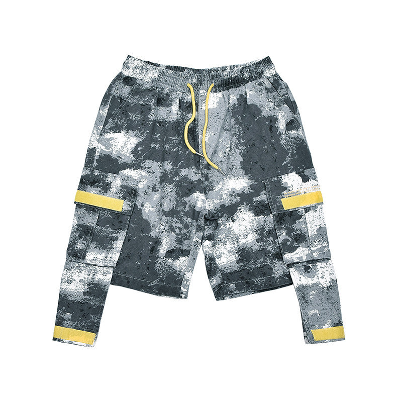 Summer Desert Camouflage Tooling Five-Point Pants