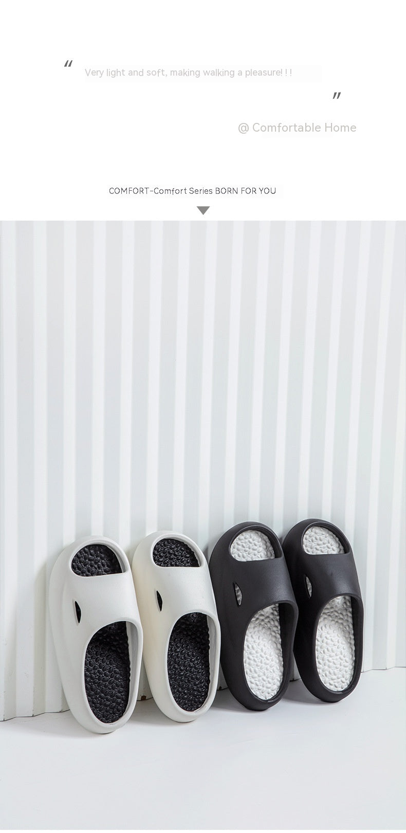 Couple Summer Outdoor Wear Thick Bottom Shit Feeling Home Slippers