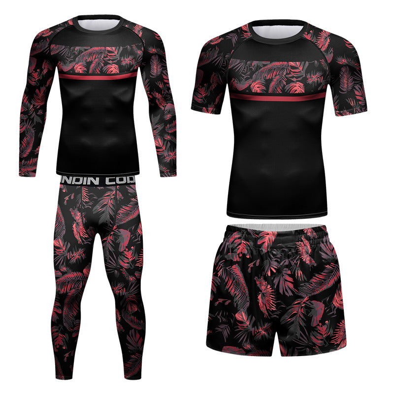 Casual Men's Workout Clothes Quick-drying Running Training