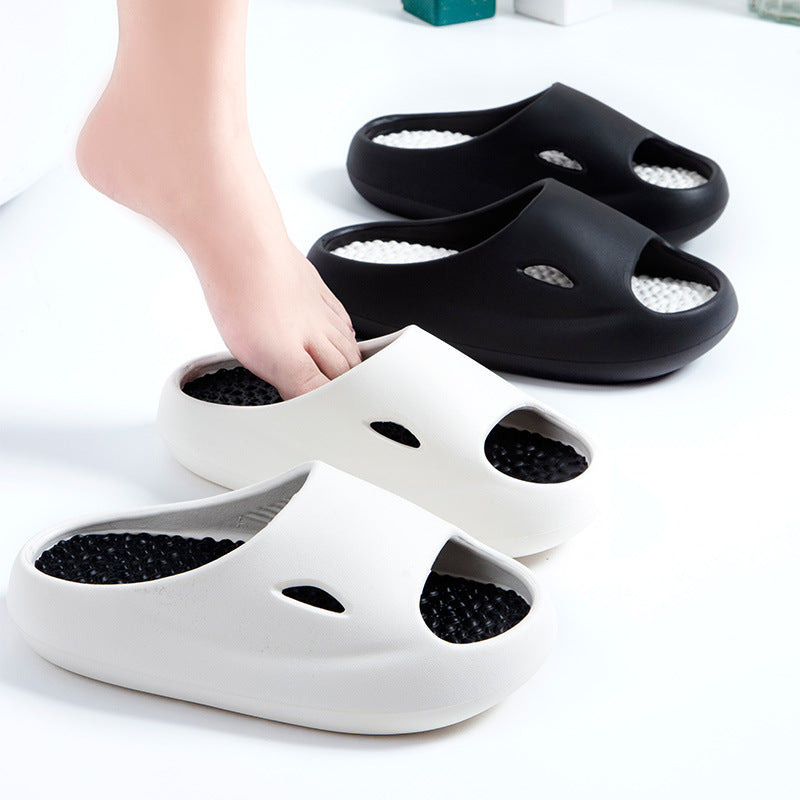 Couple Summer Outdoor Wear Thick Bottom Shit Feeling Home Slippers